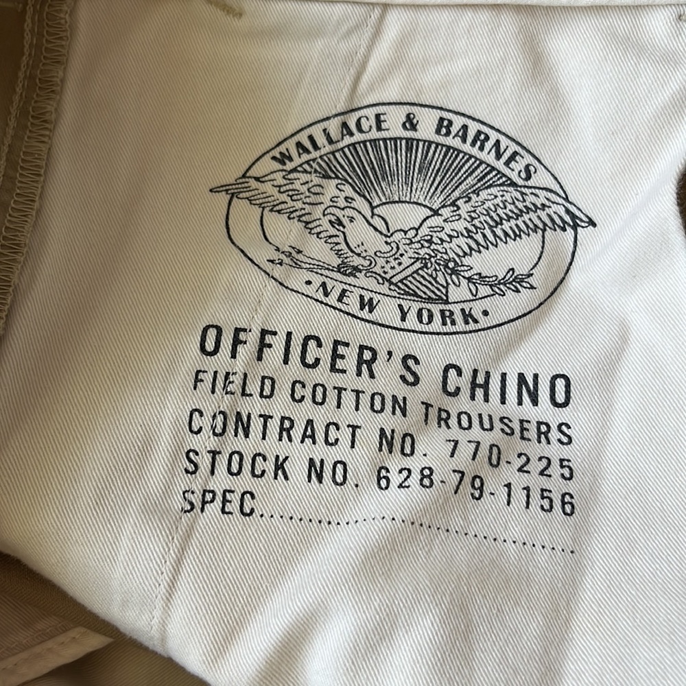 Wallace & Barnes Officer’s Chino